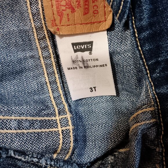 Levi’s Girl Vintage Y2K Levi’s Denim Trucker Jacket Size 3T - Picture 11 of 12